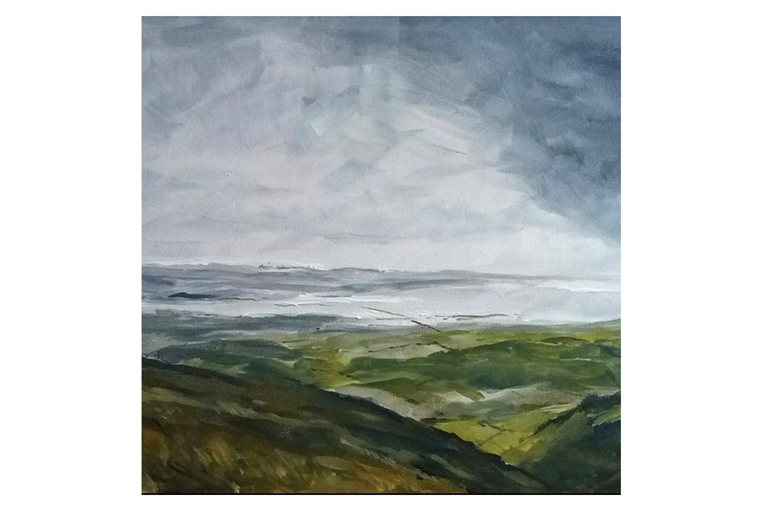 From Black Combe watercolour painting by Steve Fairhurst